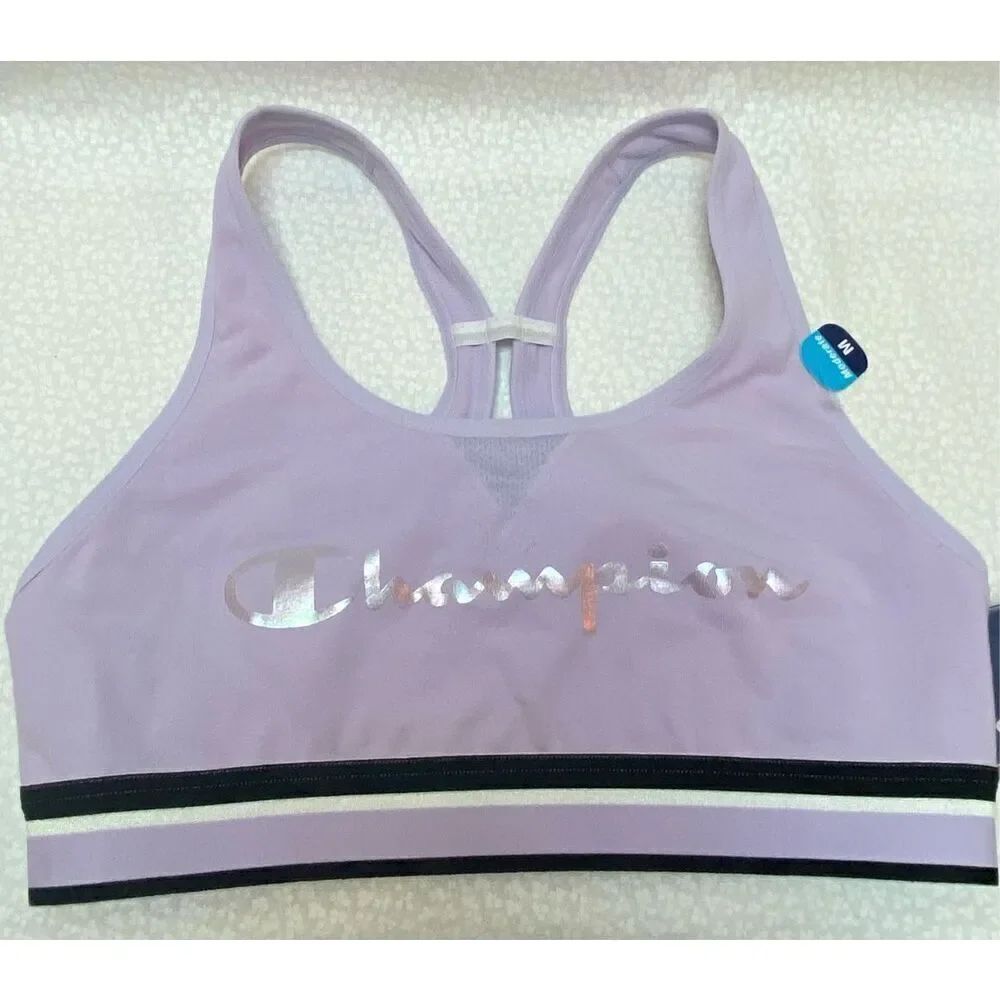 CHAMPION WOMEN’S MEDIUM Lilac The Authentic Sports Bra
